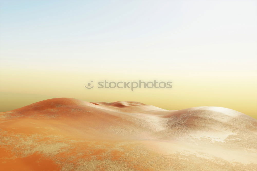 Similar – dune in oman old desert rub al khali