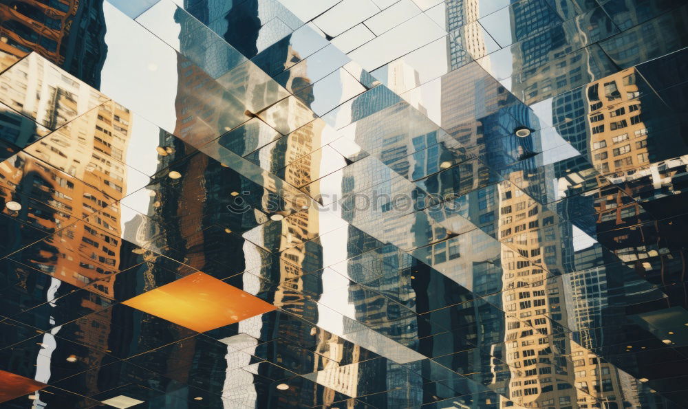 Similar – Image, Stock Photo New York Times Square with multiple exposure in New York