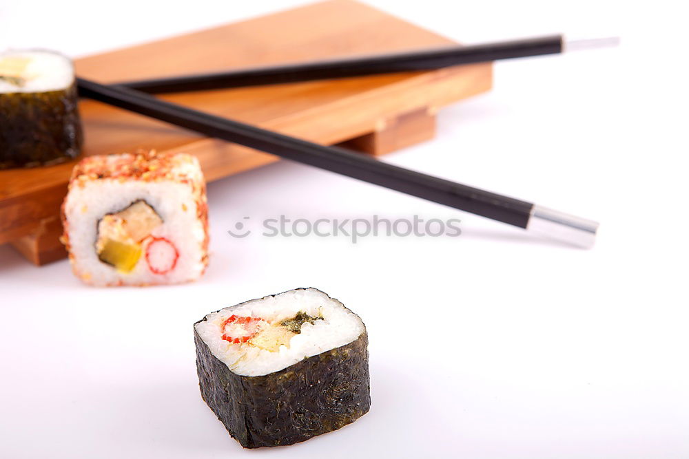 Similar – sushi assortment and soy sauce