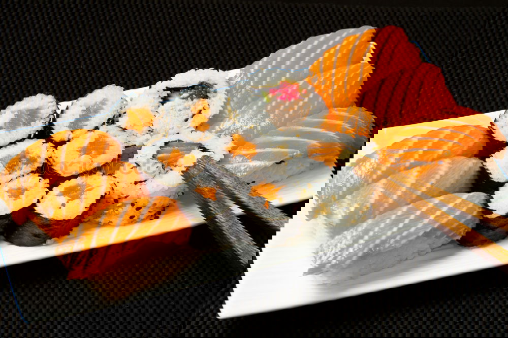 Similar – Image, Stock Photo Sushi dishes Food Fish
