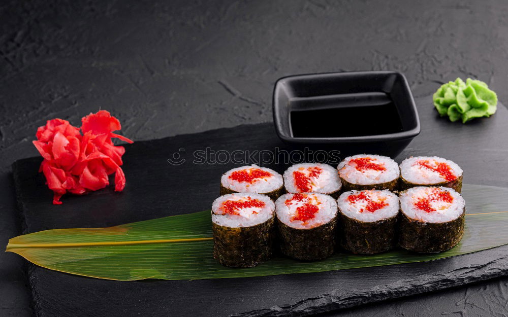 Similar – Sushi maki rolls on a tray