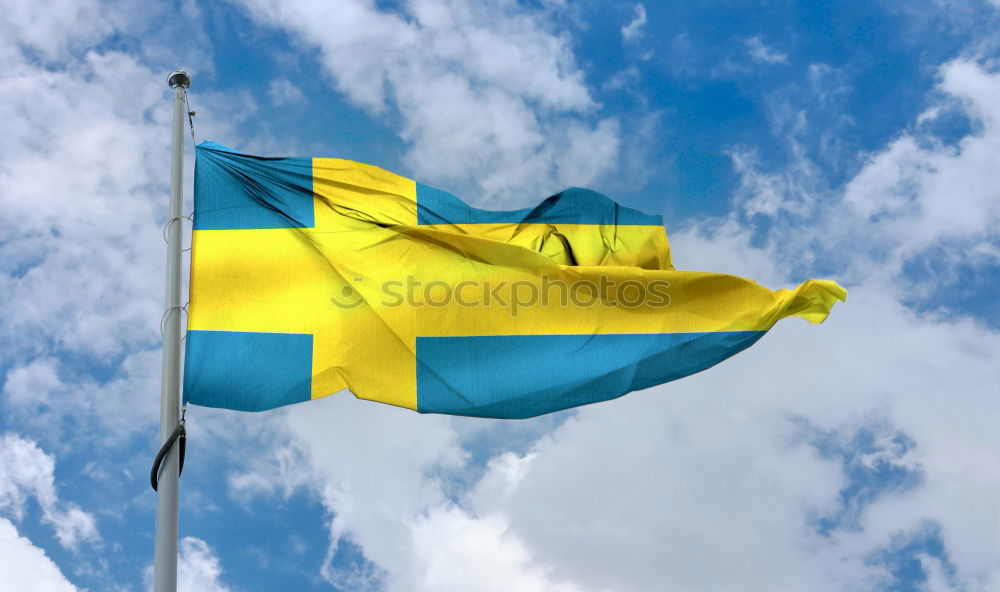 Similar – Image, Stock Photo Swedish Flag Summer