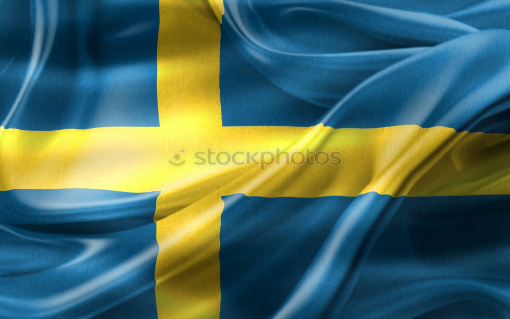 Similar – Image, Stock Photo Swedish Flag Summer