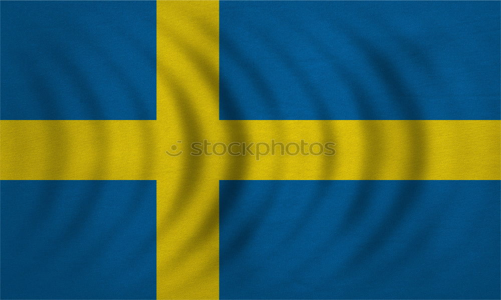 Image, Stock Photo Swedish Flag Summer