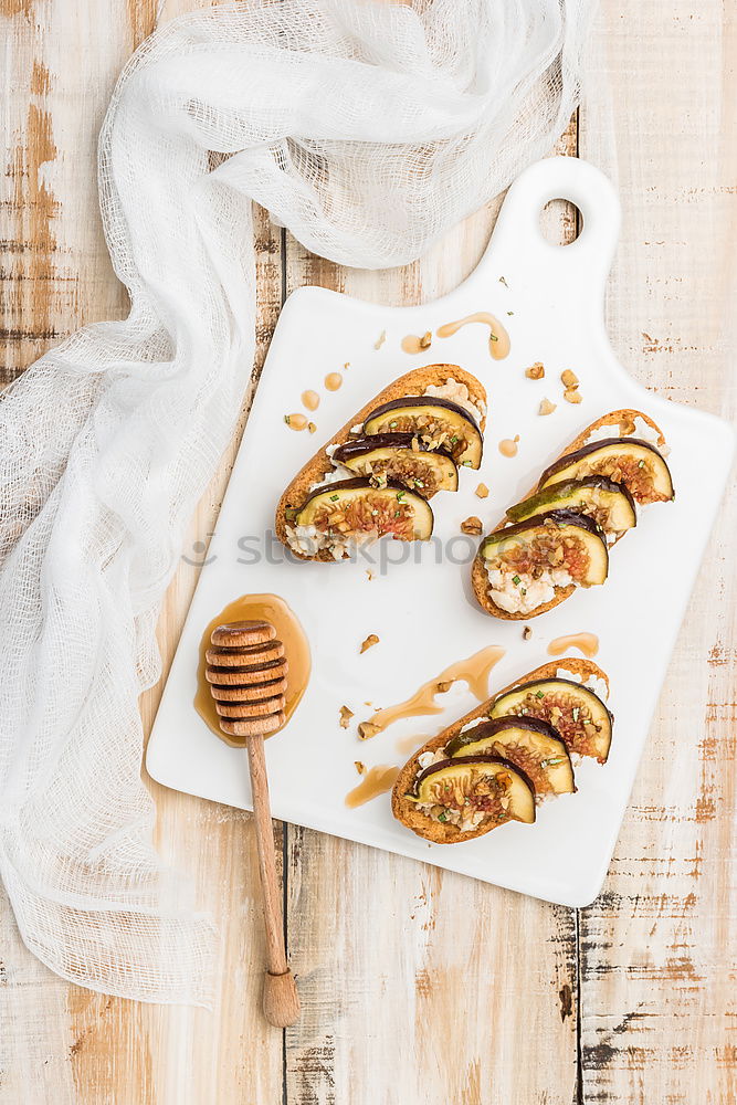 Similar – Image, Stock Photo Sweet desserts on table