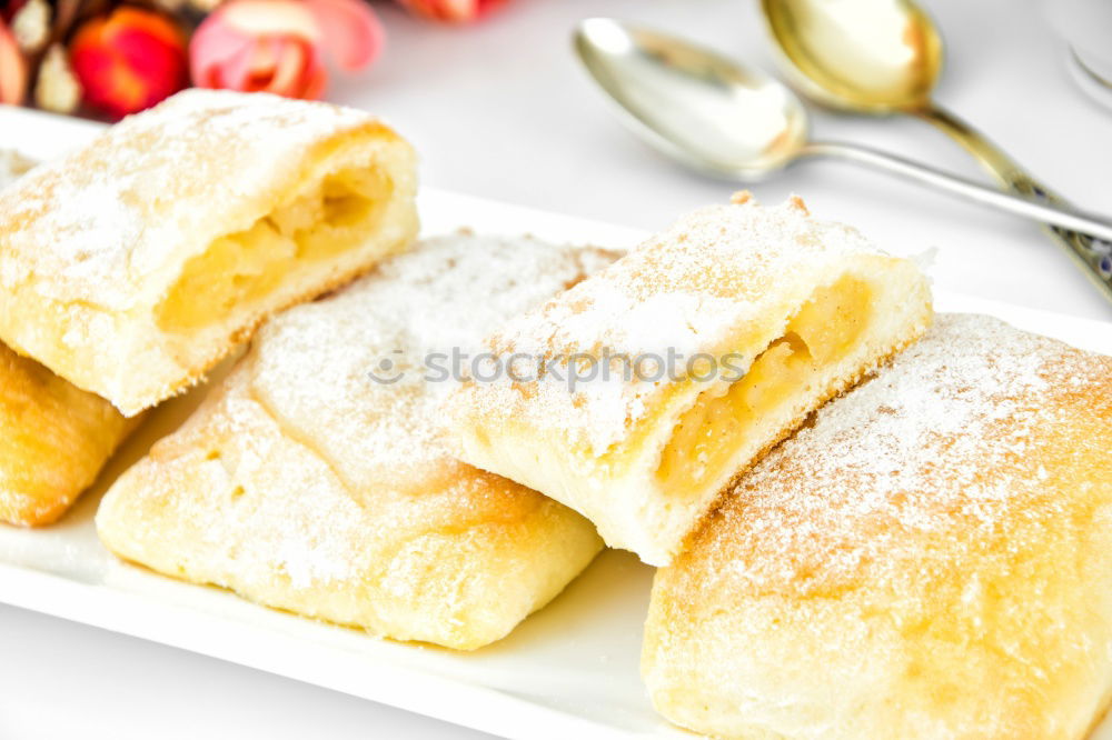 Similar – Image, Stock Photo Pastry with mint leaf