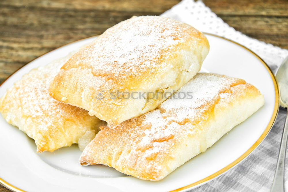 Similar – Image, Stock Photo Pastry with mint leaf