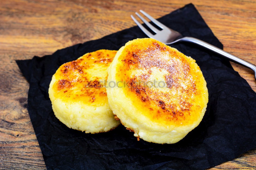 Similar – Image, Stock Photo Casserole dish with peaches and honey