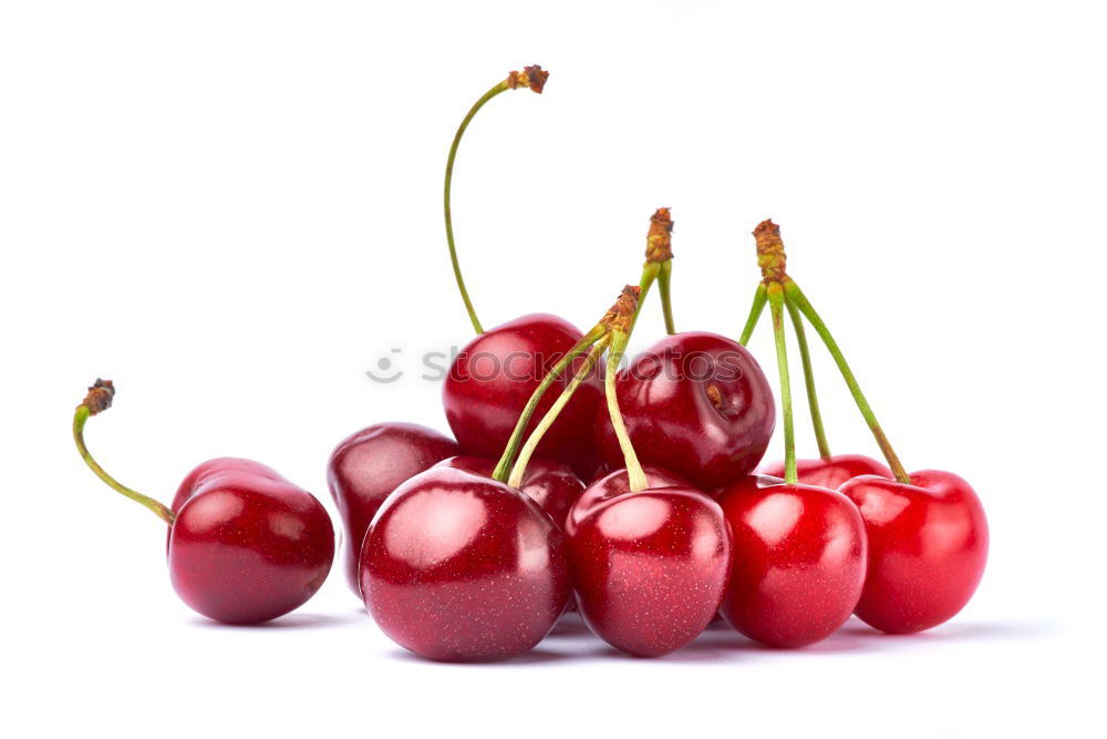 Similar – Image, Stock Photo eat cherries well Cherry