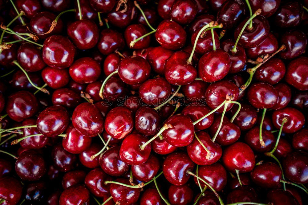 Image, Stock Photo cherries Nutrition Eating