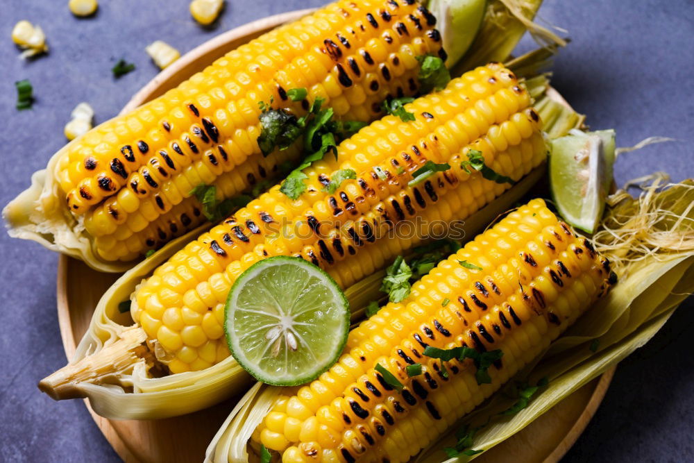 Similar – Roasted corn salted.