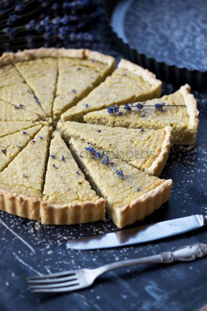 Image, Stock Photo Lemon Ricotta Tart II