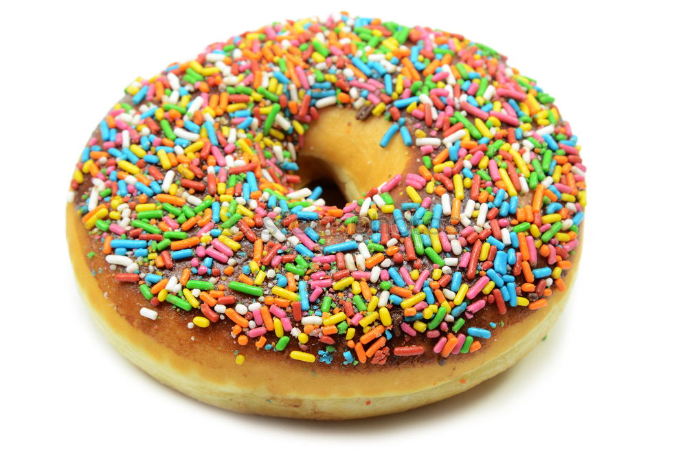 Similar – Image, Stock Photo Hand holds donut Candy