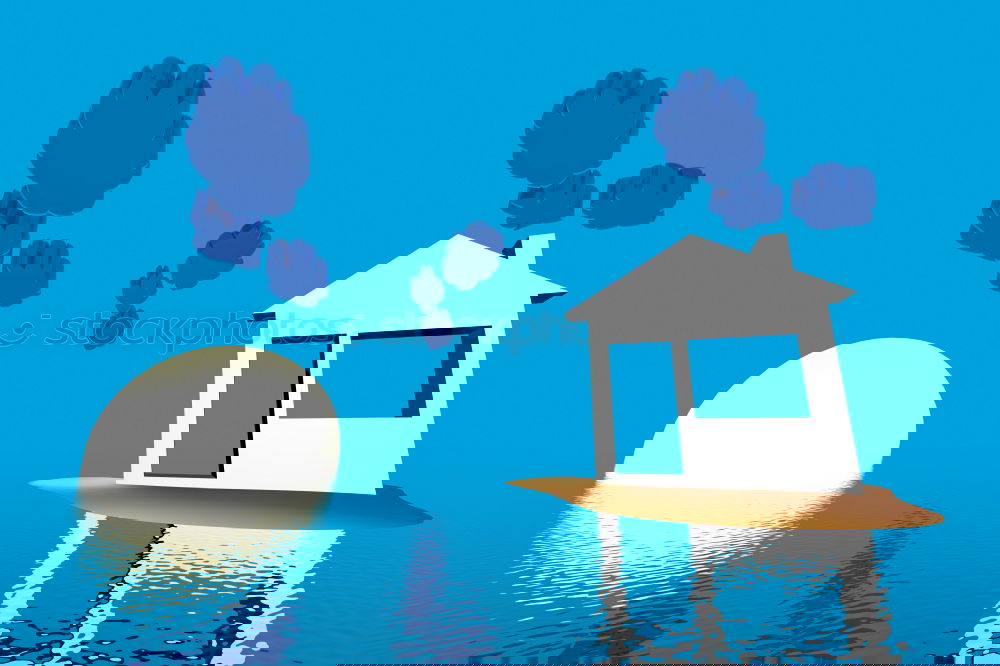 Similar – Image, Stock Photo Beach house on the Danish island Ærø