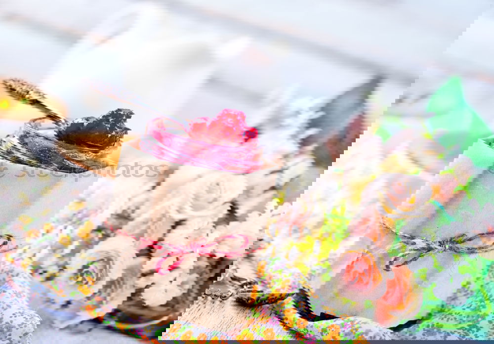Similar – Image, Stock Photo Raspberry Frozen Yogurt Closeup