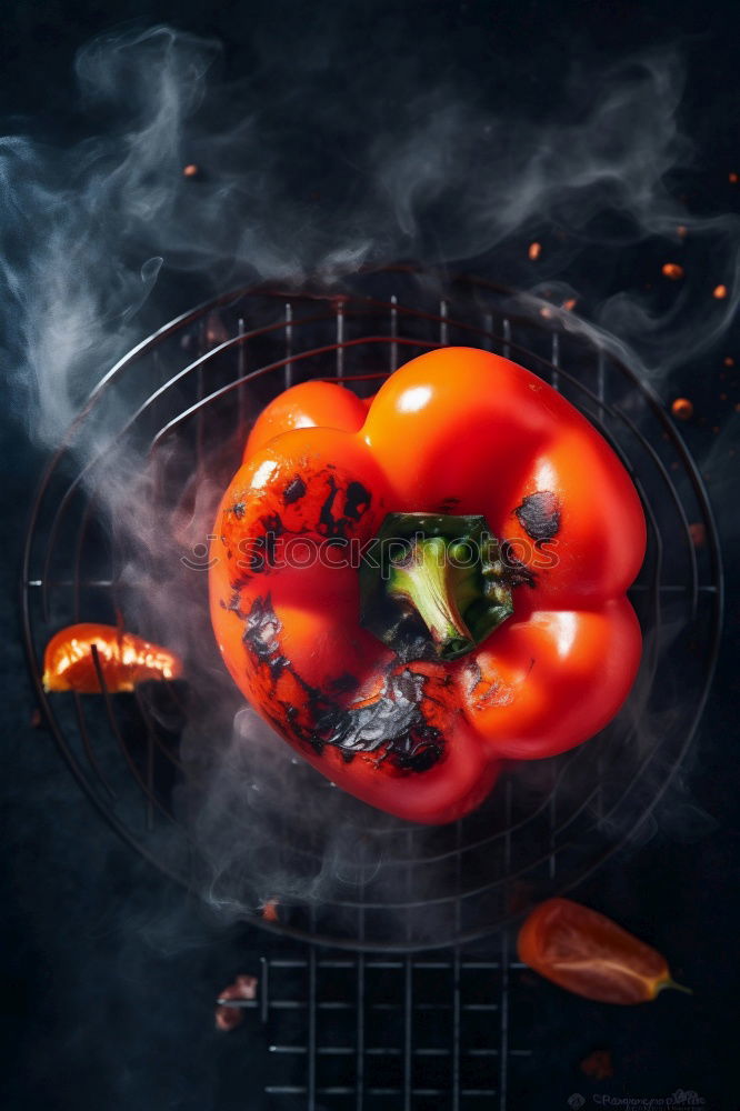 Similar – Image, Stock Photo Fresh red and spicy chilli peppers