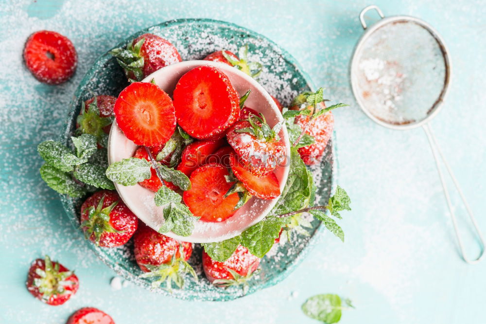 Similar – Image, Stock Photo Watermelon-Feta Salad