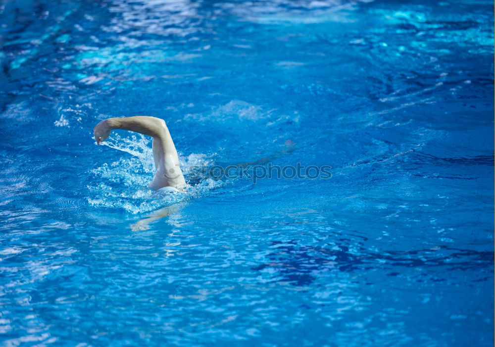 Similar – Image, Stock Photo Quiet at the pool Woman