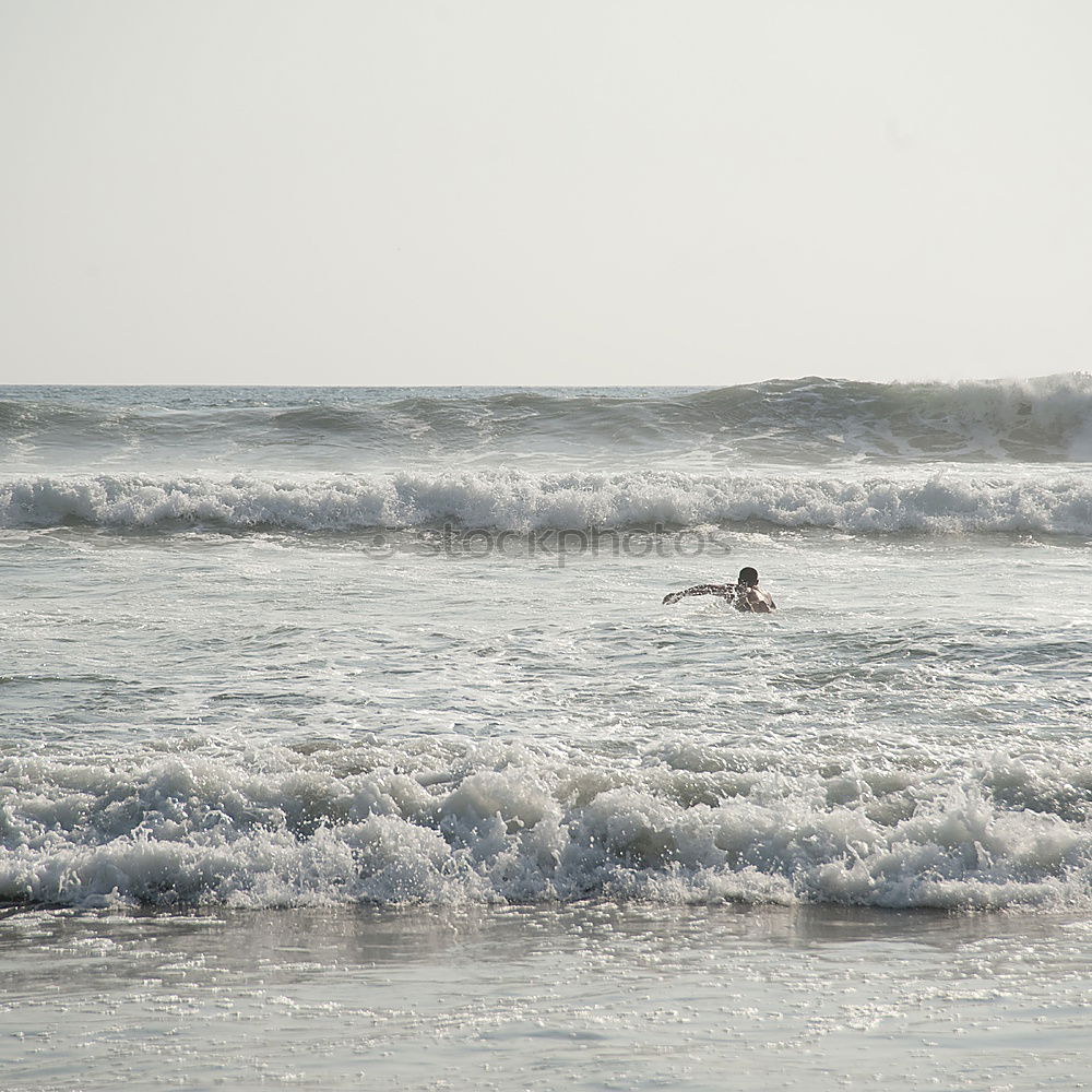 Similar – Foto Bild Strand Frau Meer Wellen