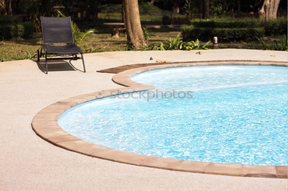 Similar – Image, Stock Photo Chairs by the pool Joy