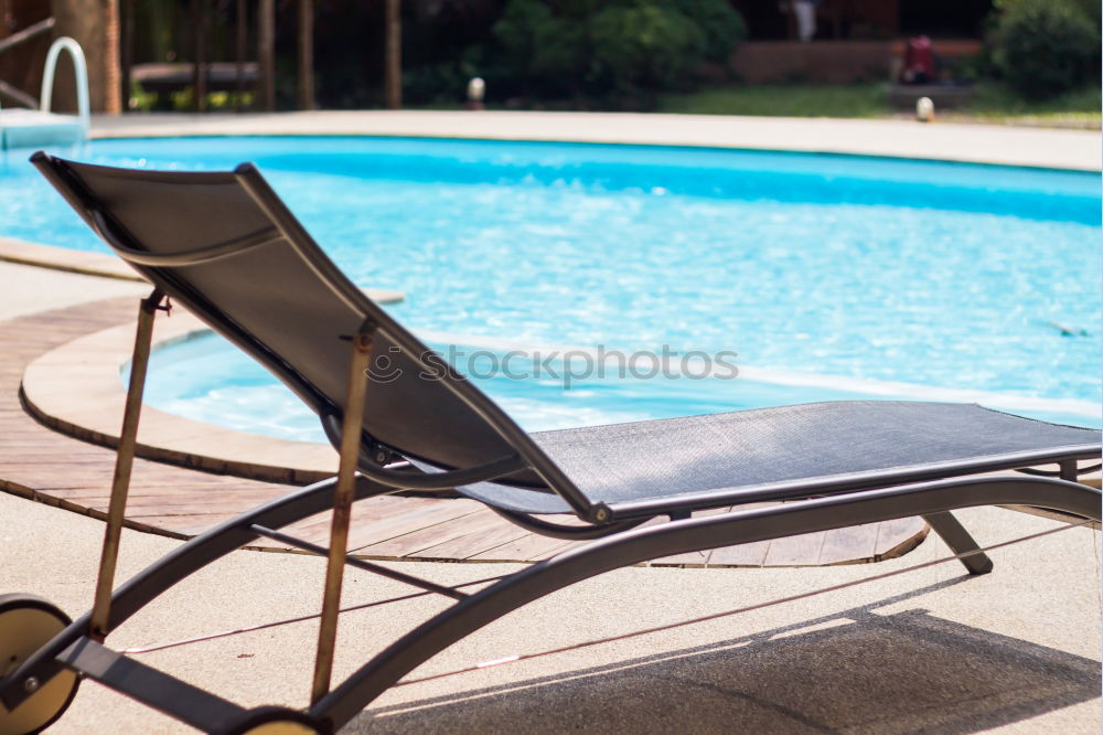 Image, Stock Photo Chairs by the pool Joy