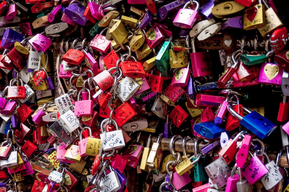 Similar – Padlocks of love