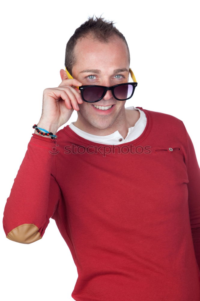 Similar – Image, Stock Photo Woman with monkey mask looking at her smartphone