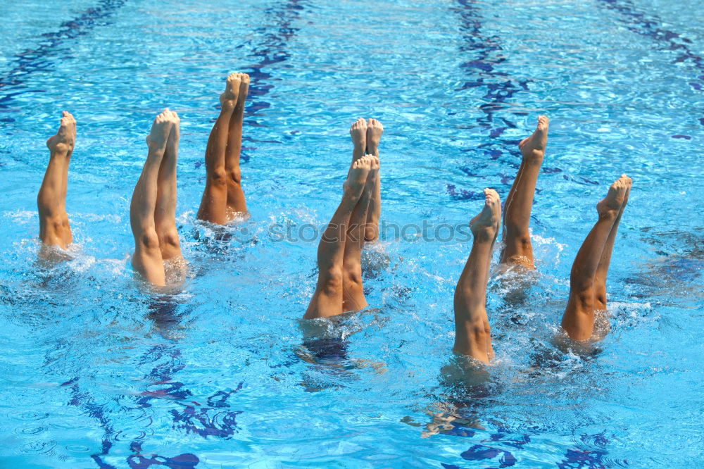 Similar – Image, Stock Photo Synchronized swimming