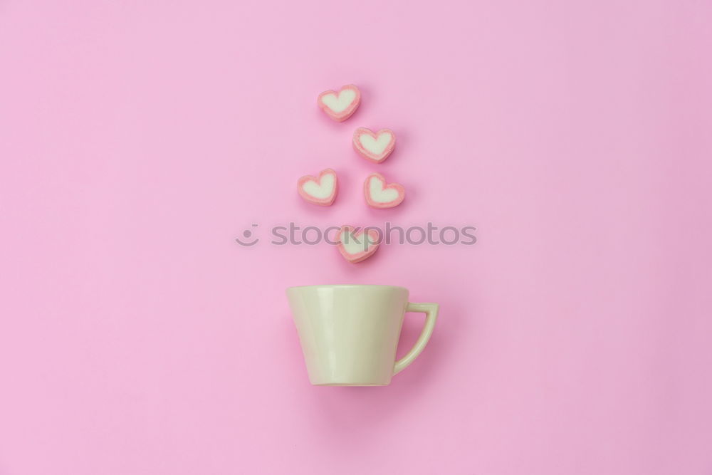 Similar – Image, Stock Photo Cup of fresh blueberries over pink paper