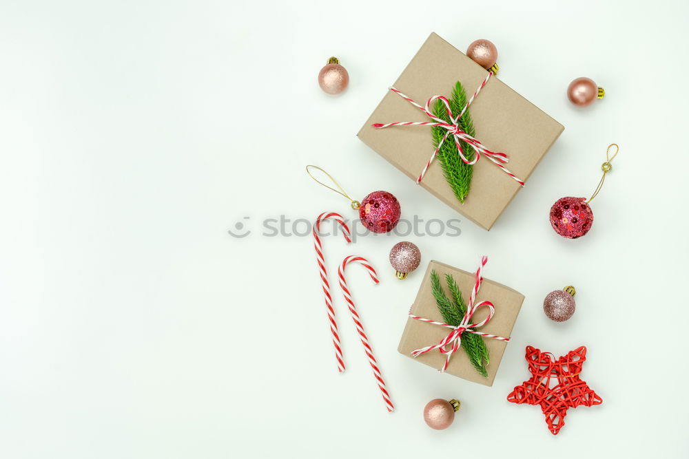 Similar – Image, Stock Photo Gift packaging objects with flowers