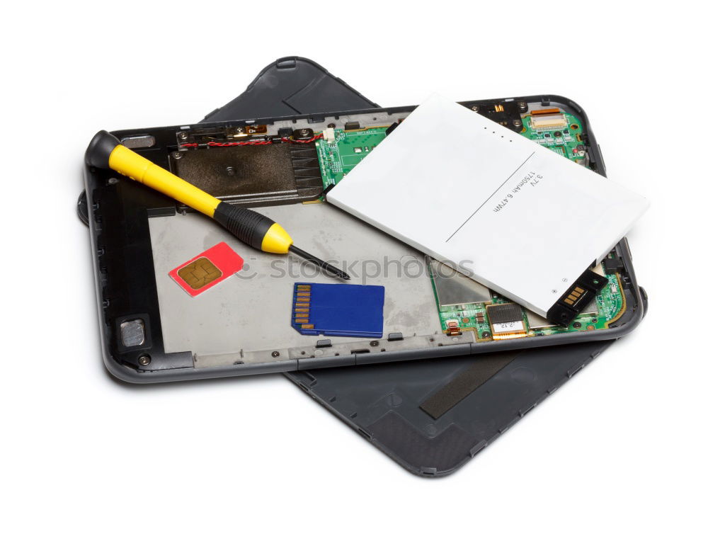 Similar – Image, Stock Photo Workplace with tablet pc, camera, watch and other office supply