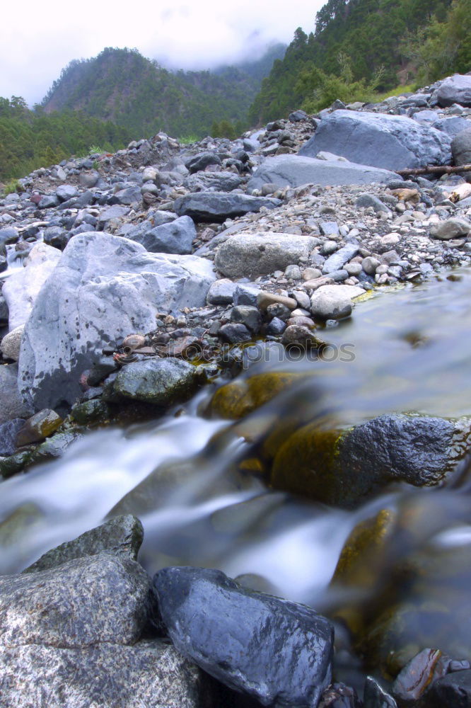 Similar – Mountain river valley landscape