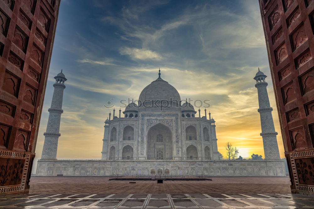 Similar – Image, Stock Photo taj mahal im rampenlicht