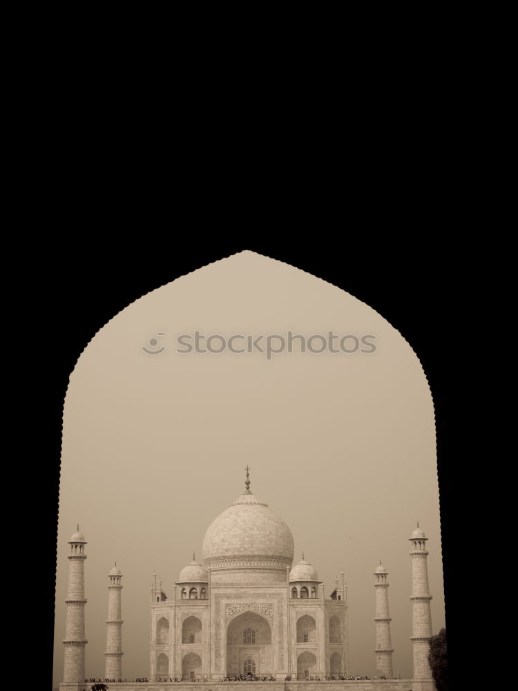 Similar – Image, Stock Photo Taj Mahal view India Asia