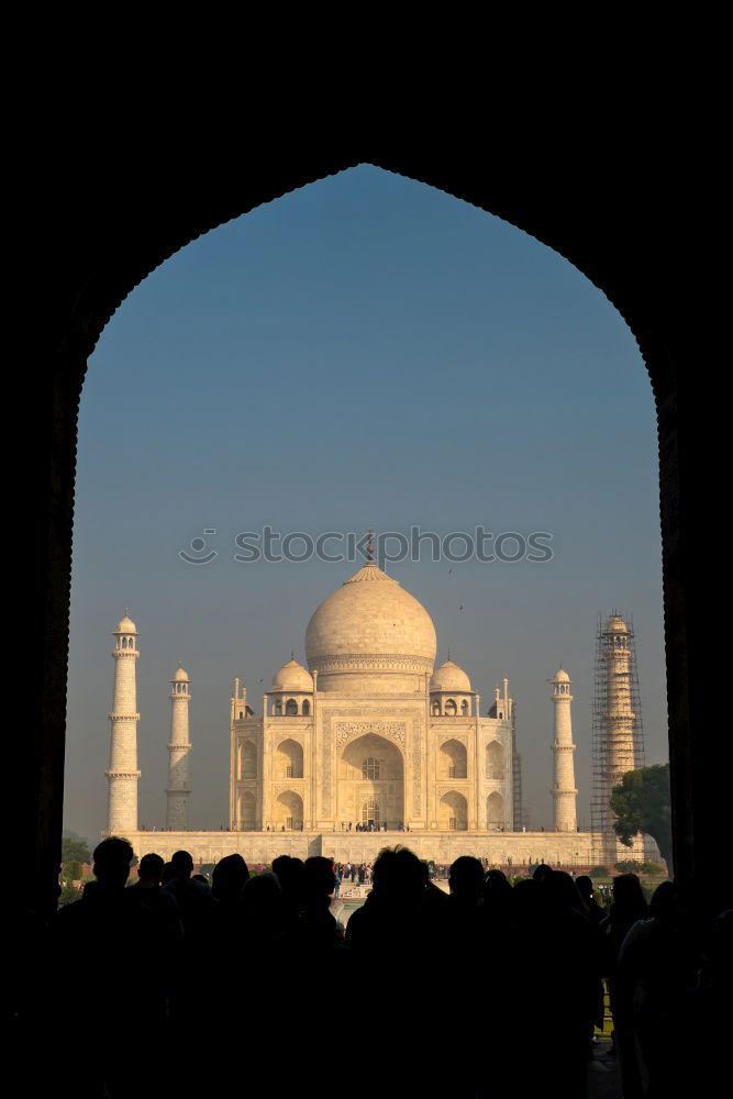 Image, Stock Photo Taj Mahal view India Asia