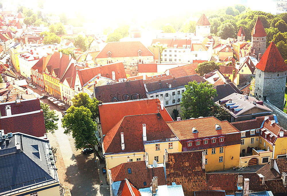 Similar – Image, Stock Photo Panoramic View of Prague, Czech Republic