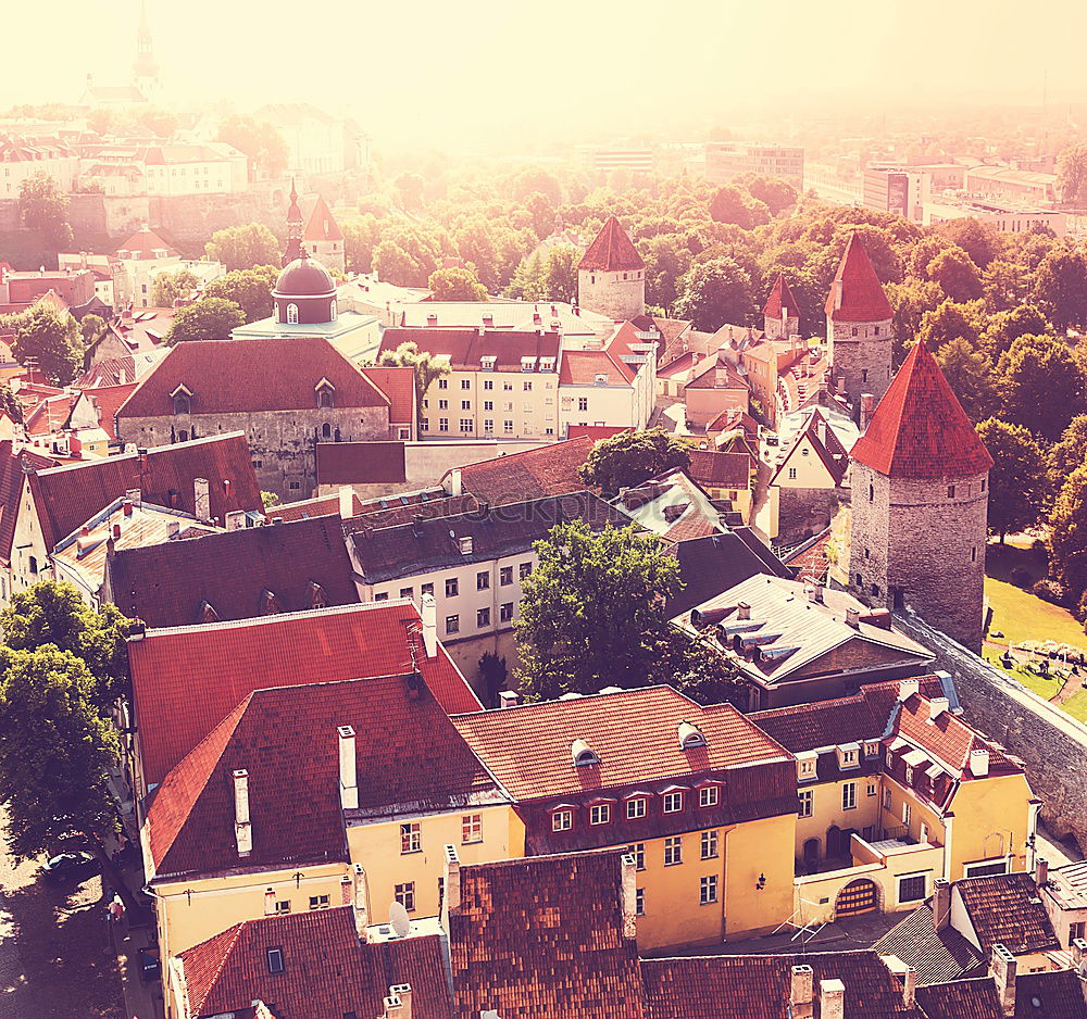 Similar – Image, Stock Photo Panoramic View of Prague, Czech Republic