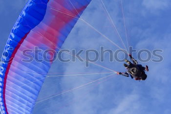 Similar – Image, Stock Photo Modern wing Paragliding