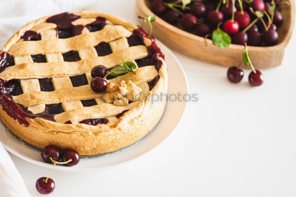 Similar – Image, Stock Photo close up of selfmade blueberry cakes in kitchen