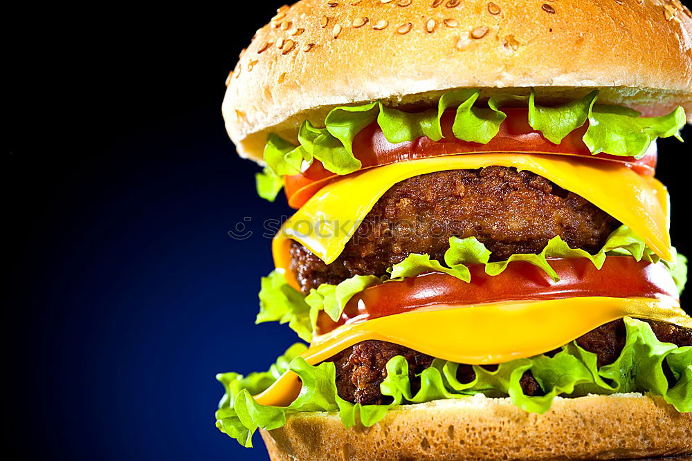 Similar – Image, Stock Photo Burger II Food Vegetable