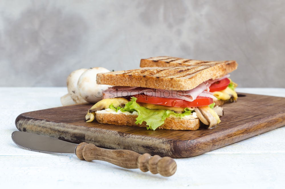 Image, Stock Photo sandwich of French toast