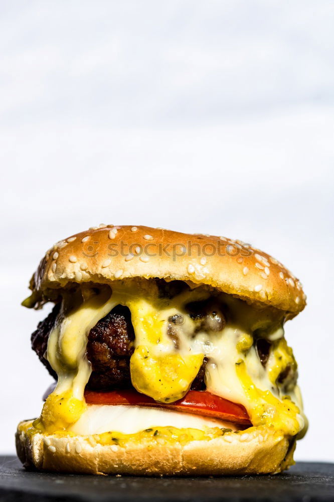 Similar – Image, Stock Photo Burger & Beer 2 Food