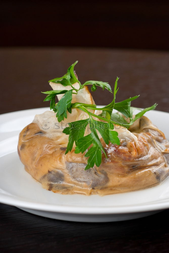 Similar – Image, Stock Photo delicately Food Dumpling