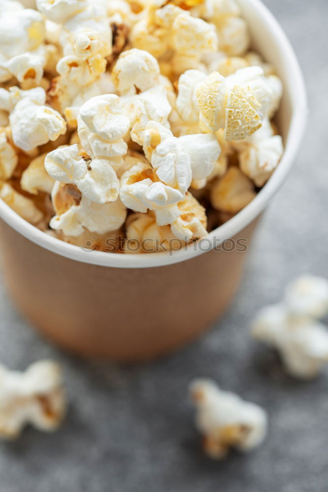 Similar – Image, Stock Photo Salted caramel popcorn