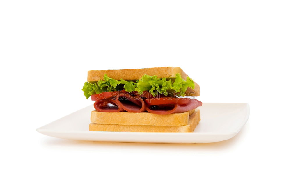 Similar – Image, Stock Photo sandwich Sandwich Snack