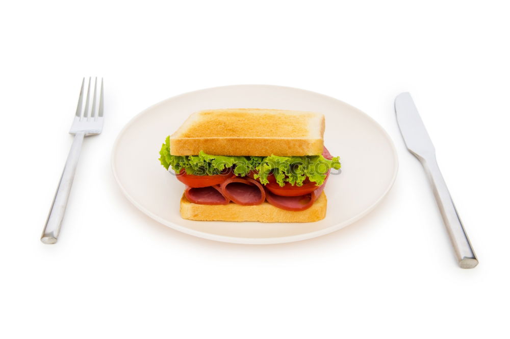 Similar – Image, Stock Photo sandwich Sandwich Snack