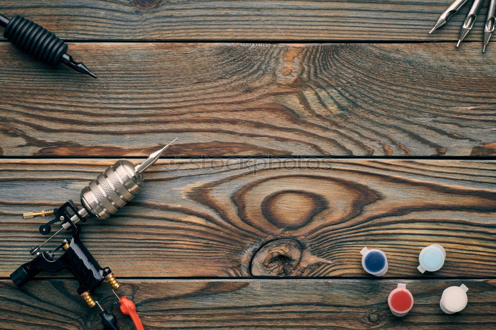 Similar – Image, Stock Photo Bite me! Two pincers with eyes on an old wooden table