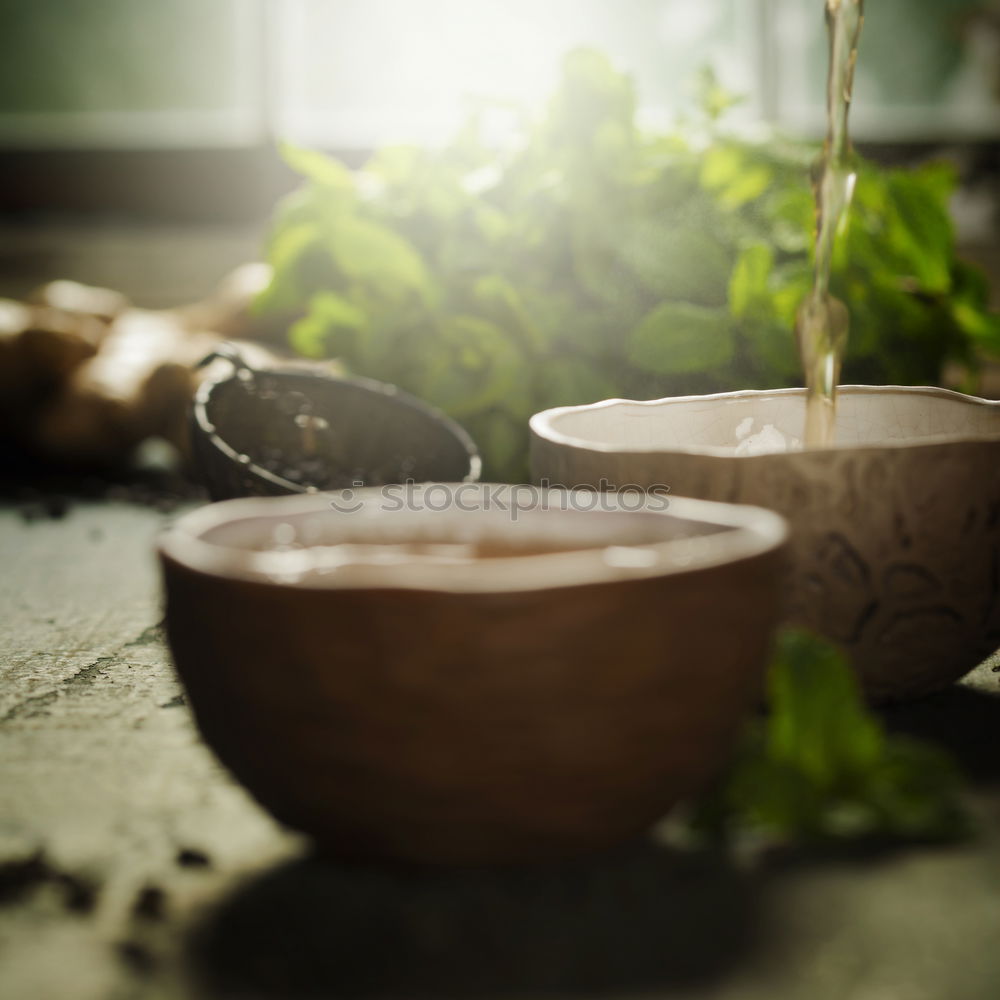 Image, Stock Photo Herbal tea with sage Food