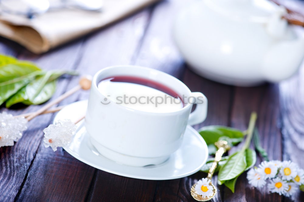 Similar – cup of black tea Breakfast