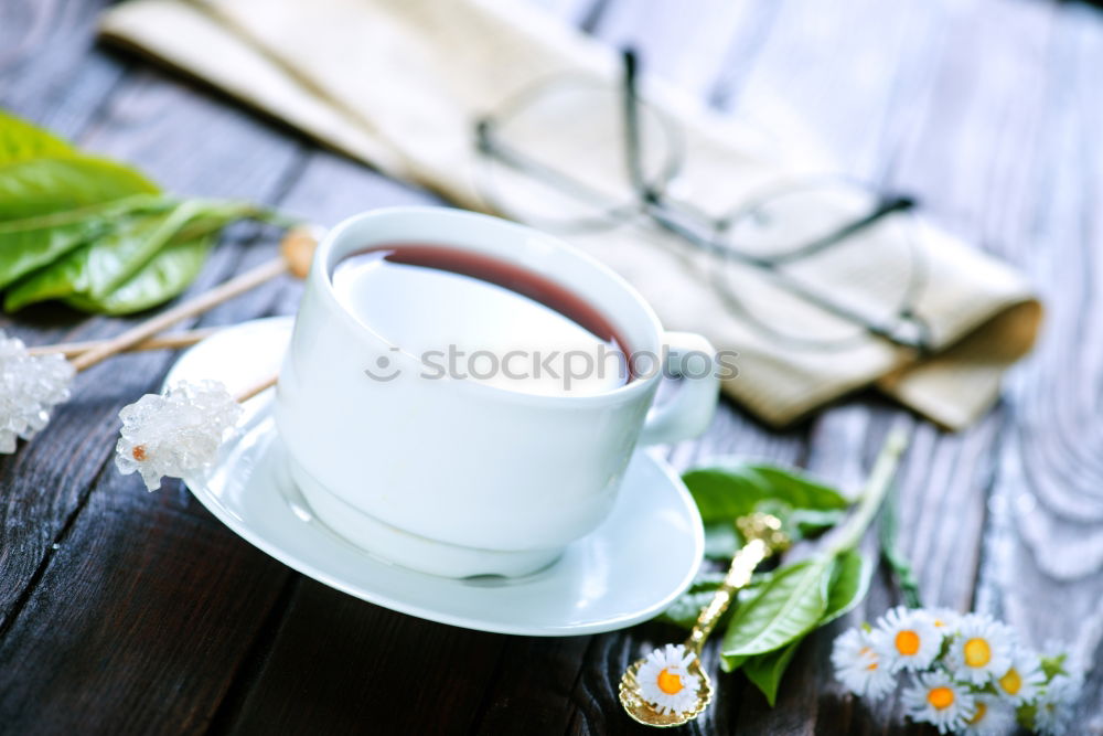 Similar – cup of black tea Breakfast